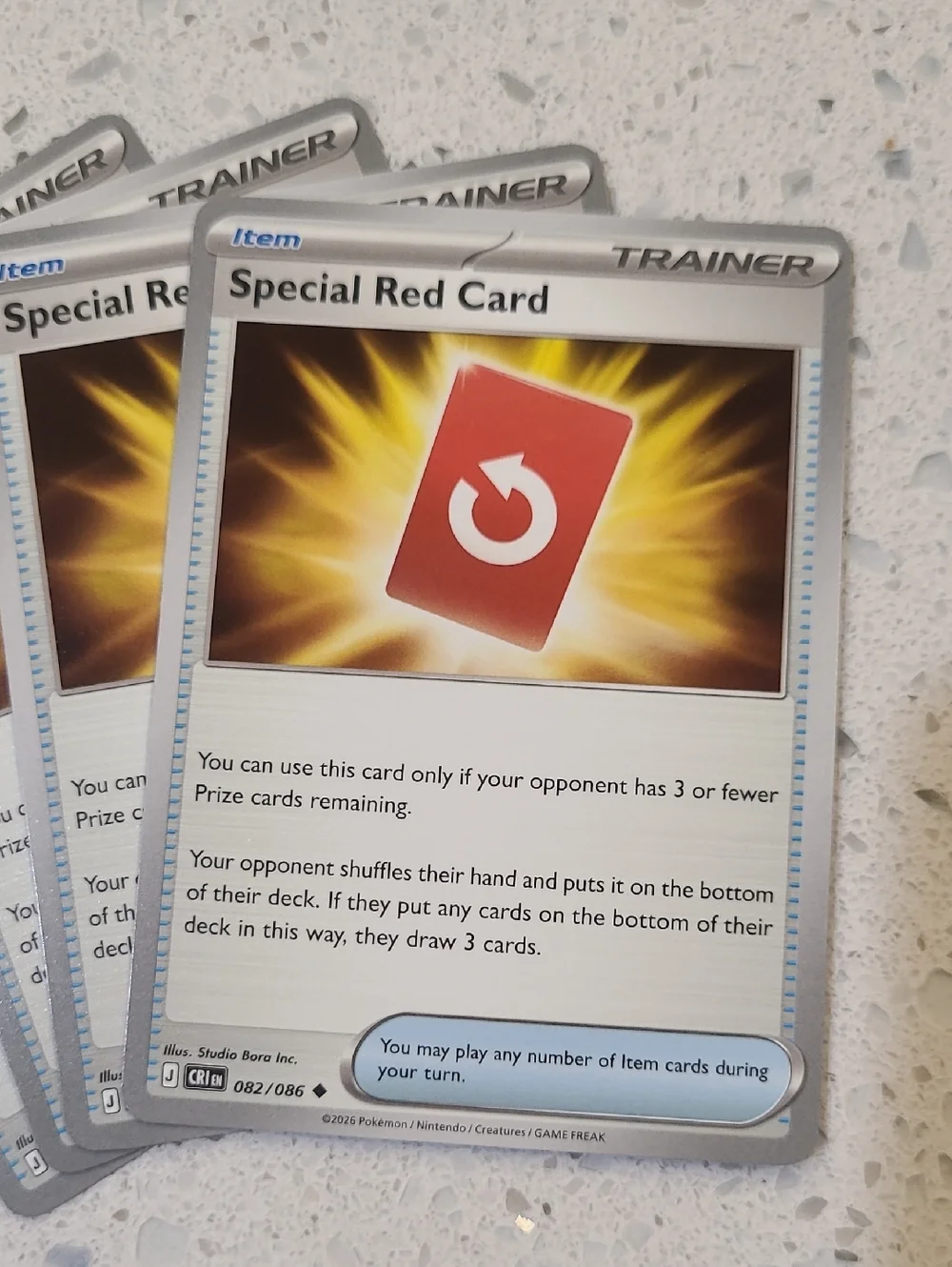 Pokemon Chaos Rising Special Red Card Lot Of 4